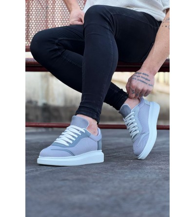 Wagoon WG019 Gri Triko Erkek Casual Ayakkabı Wagoon WG019 Gri Triko Erkek Casual Ayakkabı