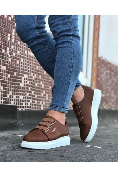 Wagoon WG026 Taba Kalın Taban Casual Erkek Ayakkabı Wagoon WG026 Taba Kalın Taban Casual Erkek Ayakkabı