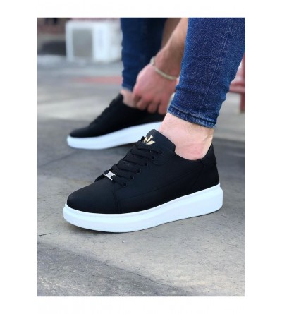 Wagoon WG028 Siyah Bağcıklı Kalın Taban Casual Erkek Ayakkabı Wagoon WG028 Siyah Bağcıklı Kalın Taban Casual Erkek Ayakkabı