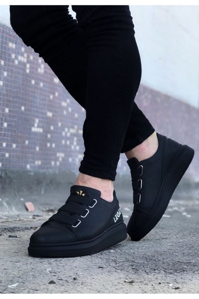 Wagoon WG029 3 Bant Legend Kömür Kalın Taban Casual Erkek Ayakkabı Wagoon WG029 3 Bant Legend Kömür Kalın Taban Casual Erkek Ayakkabı
