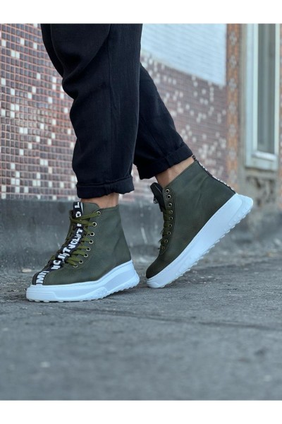 Wagoon WG03 Haki Erkek Yarım Bilek Bot Wagoon WG03 Haki Erkek Yarım Bilek Bot