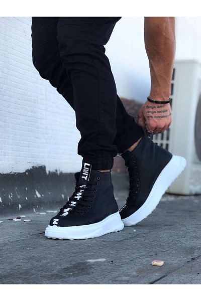 Wagoon WG03 Siyah Casual Erkek Yarım Bilek Bot Wagoon WG03 Siyah Casual Erkek Yarım Bilek Bot