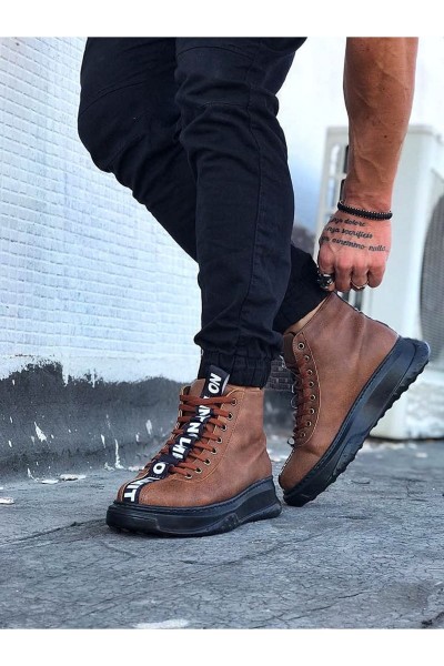 Wagoon WG03 Taba Kömür Erkek Yarım Bilek Bot Wagoon WG03 Taba Kömür Erkek Yarım Bilek Bot