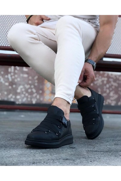 Wagoon WG033 Kömür Erkek Yüksek Taban Ayakkabı Wagoon WG033 Kömür Erkek Yüksek Taban Ayakkabı