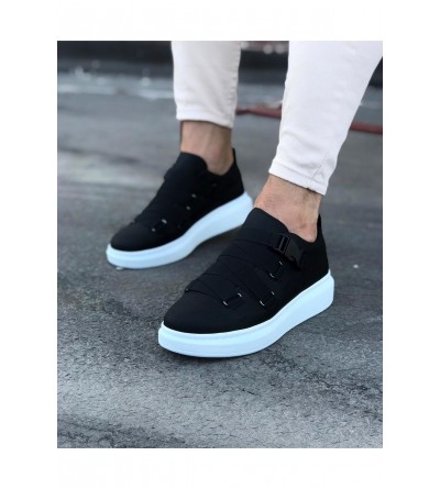 Wagoon WG033 Siyah Erkek Yüksek Taban Ayakkabı Wagoon WG033 Siyah Erkek Yüksek Taban Ayakkabı