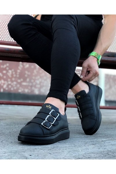 Wagoon WG050 Kömür Tokalı Kalın Taban Erkek Ayakkabı Wagoon WG050 Kömür Tokalı Kalın Taban Erkek Ayakkabı