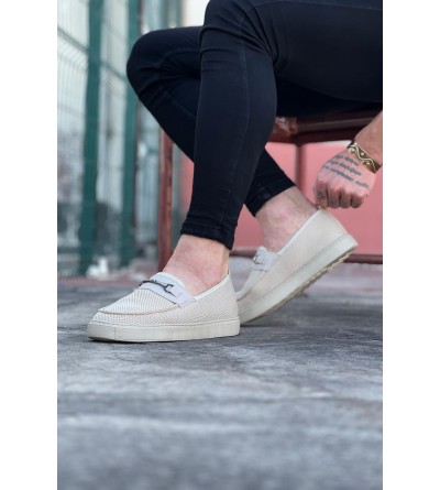 Wagoon WG060 Bej Triko Babet Erkek Casual Ayakkabı Wagoon WG060 Bej Triko Babet Erkek Casual Ayakkabı