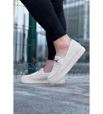 Wagoon WG060 Bej Triko Babet Erkek Casual Ayakkabı Wagoon WG060 Bej Triko Babet Erkek Casual Ayakkabı