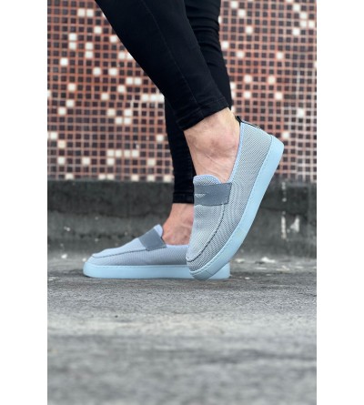 Wagoon WG061 Gri Triko Babet Erkek Casual Ayakkabı