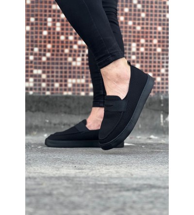 Wagoon WG061 Kömür Triko Babet Erkek Casual Ayakkabı