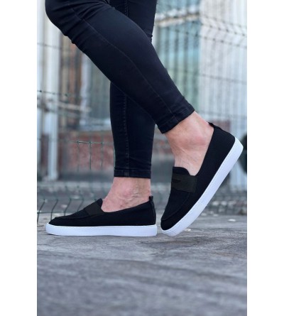 Wagoon WG061 Siyah Triko Babet Erkek Casual Ayakkabı