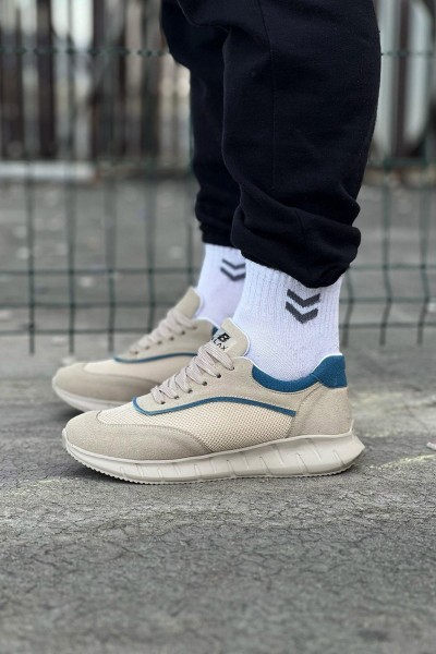 Wagoon WG062 Bej Triko Erkek Spor Ayakkabı Wagoon WG062 Bej Triko Erkek Spor Ayakkabı