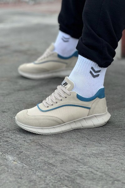 Wagoon WG062 Bej Triko Erkek Spor Ayakkabı Wagoon WG062 Bej Triko Erkek Spor Ayakkabı