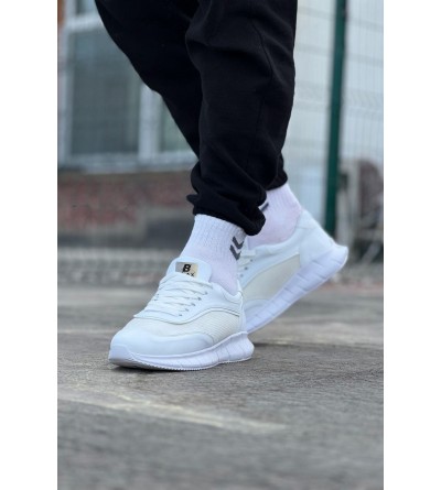 Wagoon WG062 Beyaz Triko Erkek Spor Ayakkabı Wagoon WG062 Beyaz Triko Erkek Spor Ayakkabı