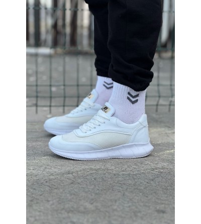 Wagoon WG062 Beyaz Triko Erkek Spor Ayakkabı Wagoon WG062 Beyaz Triko Erkek Spor Ayakkabı