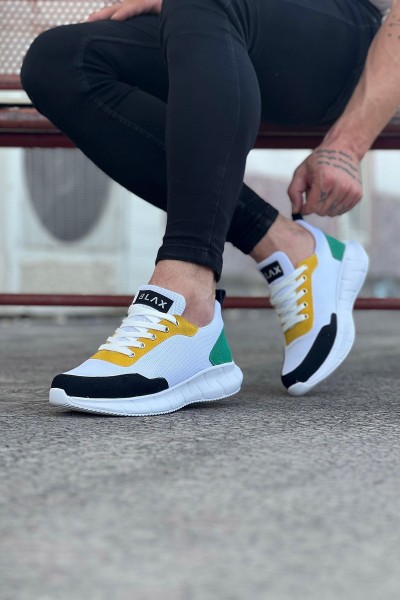 Wagoon WG063 Beyaz Füme Triko Erkek Spor Ayakkabı Wagoon WG063 Beyaz Füme Triko Erkek Spor Ayakkabı