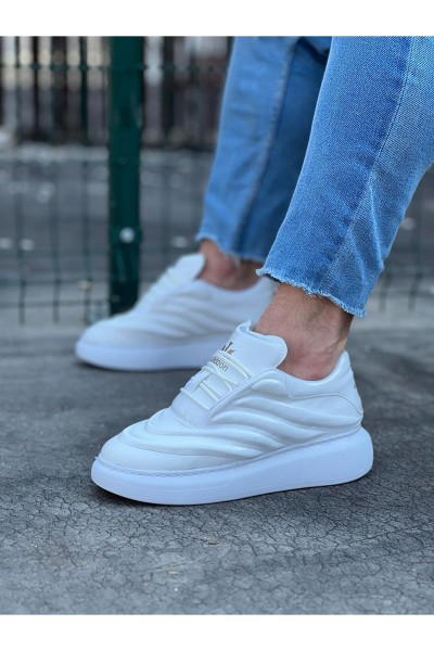 Wagoon WG094 Beyaz Rugan Erkek Casual Ayakkabı Wagoon WG094 Beyaz Rugan Erkek Casual Ayakkabı
