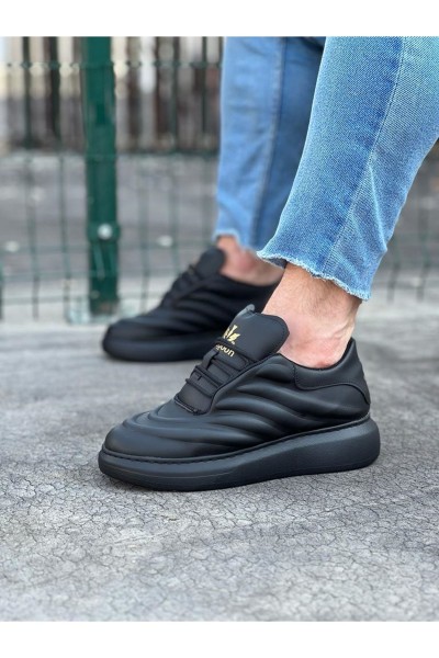 Wagoon WG094 Kömür Cilt Erkek Casual Ayakkabı Wagoon WG094 Kömür Cilt Erkek Casual Ayakkabı