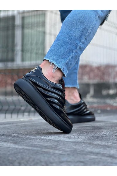 Wagoon WG094 Kömür Rugan Erkek Casual Ayakkabı Wagoon WG094 Kömür Rugan Erkek Casual Ayakkabı
