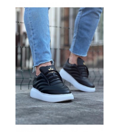 Wagoon WG094 Siyah Cilt Erkek Casual Ayakkabı Wagoon WG094 Siyah Cilt Erkek Casual Ayakkabı