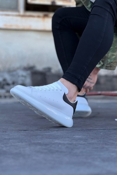 Wagoon WG095 Beyaz Siyah Erkek Casual Ayakkabı Wagoon WG095 Beyaz Siyah Erkek Casual Ayakkabı