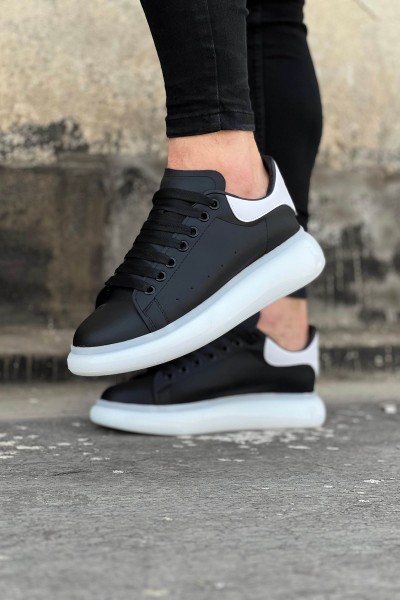 Wagoon WG095 Siyah Beyaz Erkek Casual Ayakkabı Wagoon WG095 Siyah Beyaz Erkek Casual Ayakkabı