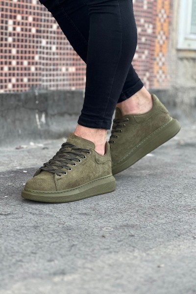 Wagoon WG096 Haki Süet Günlük Erkek Casual Ayakkabı Wagoon WG096 Haki Süet Günlük Erkek Casual Ayakkabı