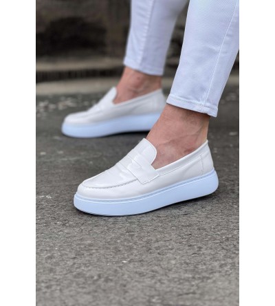 Wagoon WG161 Beyaz Rugan Erkek Casual Ayakkabı