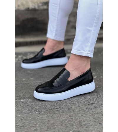 Wagoon WG161 Siyah Rugan Erkek Casual Ayakkabı