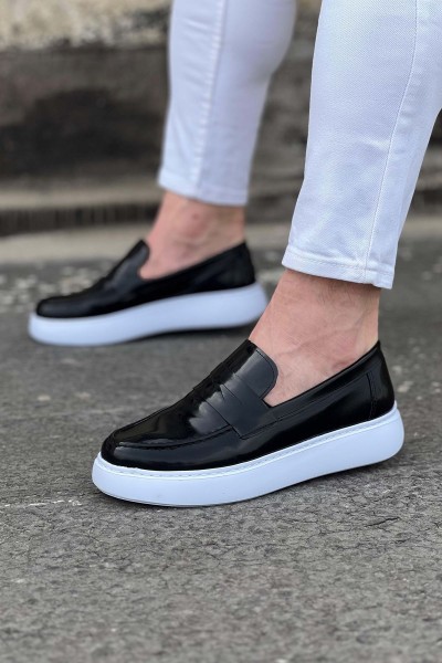 Wagoon WG161 Siyah Rugan Erkek Casual Ayakkabı