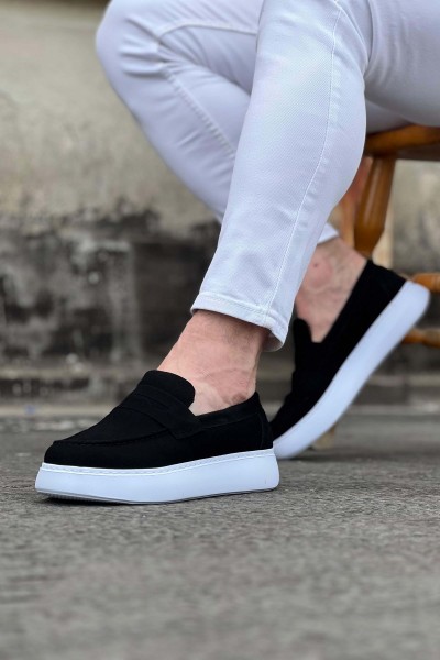 Wagoon WG161 Siyah Süet Erkek Casual Ayakkabı Wagoon WG161 Siyah Süet Erkek Casual Ayakkabı