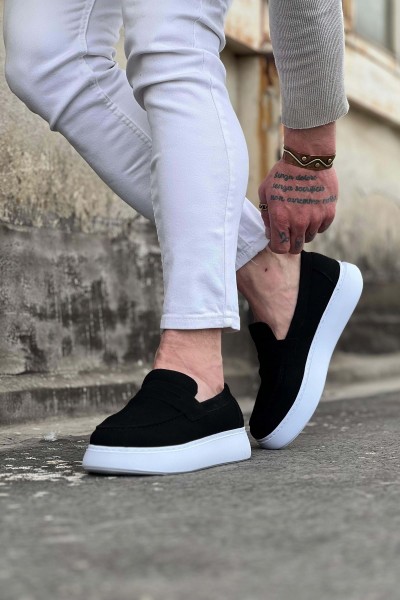 Wagoon WG161 Siyah Süet Erkek Casual Ayakkabı Wagoon WG161 Siyah Süet Erkek Casual Ayakkabı