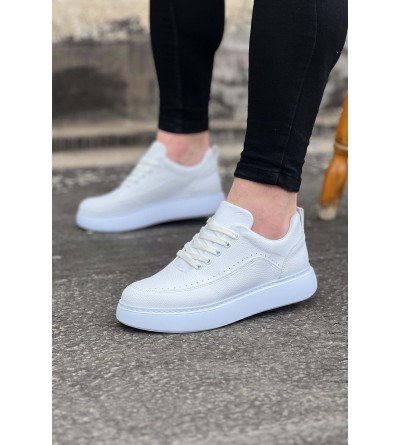 Wagoon WG162 Beyaz Ortopedik Taban Erkek Casual Ayakkabı