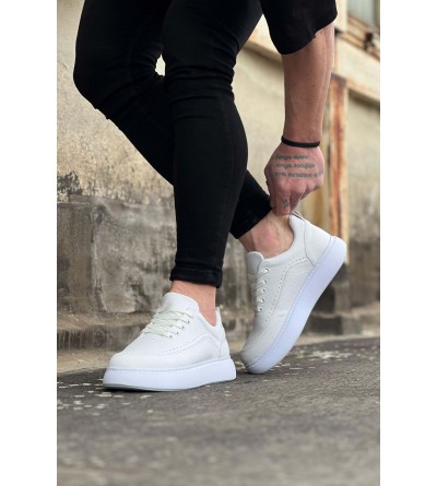 Wagoon WG162 Beyaz Ortopedik Taban Erkek Casual Ayakkabı