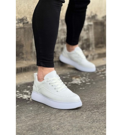 Wagoon WG162 Beyaz Ortopedik Taban Erkek Casual Ayakkabı