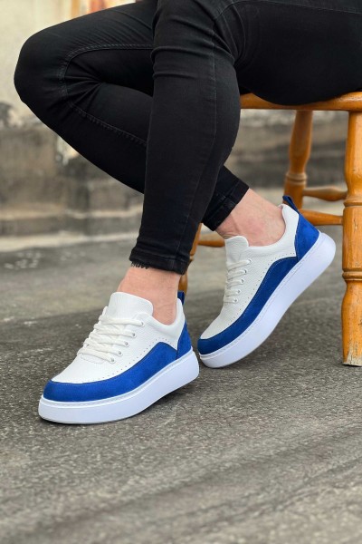 Wagoon WG162 Beyaz Sax Ortopedik Taban Erkek Casual Ayakkabı Wagoon WG162 Beyaz Sax Ortopedik Taban Erkek Casual Ayakkabı