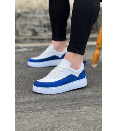 Wagoon WG162 Beyaz Sax Ortopedik Taban Erkek Casual Ayakkabı Wagoon WG162 Beyaz Sax Ortopedik Taban Erkek Casual Ayakkabı