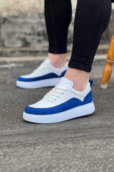 Wagoon WG162 Beyaz Sax Ortopedik Taban Erkek Casual Ayakkabı