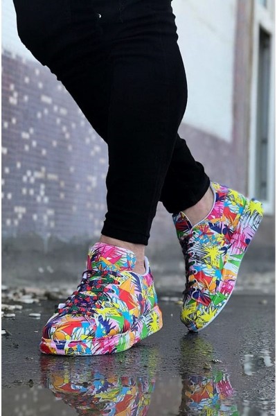 Wagoon WG501 Çok Boyalı Erkek Casual Ayakkabı Wagoon WG501 Çok Boyalı Erkek Casual Ayakkabı