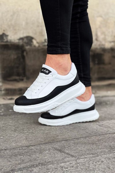 Wagoon WG507 Beyaz Siyah Beyaz Erkek Ayakkabı Wagoon WG507 Beyaz Siyah Beyaz Erkek Ayakkabı