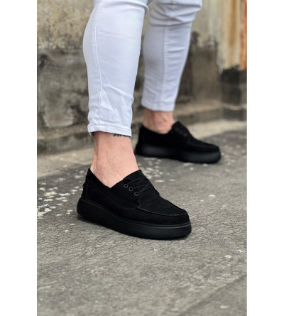 Wagoon WG508 Kömür Süet Ortopedik Taban Erkek Casual Ayakkabı