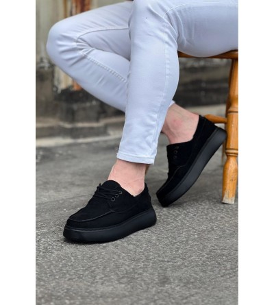 Wagoon WG508 Kömür Süet Ortopedik Taban Erkek Casual Ayakkabı