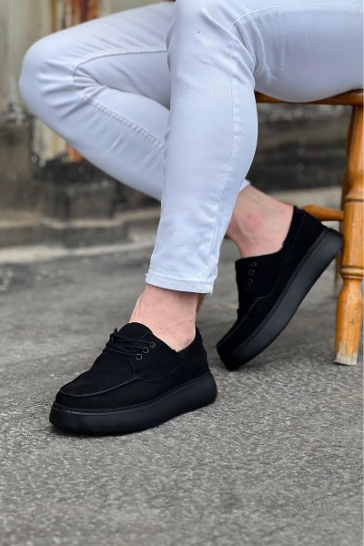 Wagoon WG508 Kömür Süet Ortopedik Taban Erkek Casual Ayakkabı