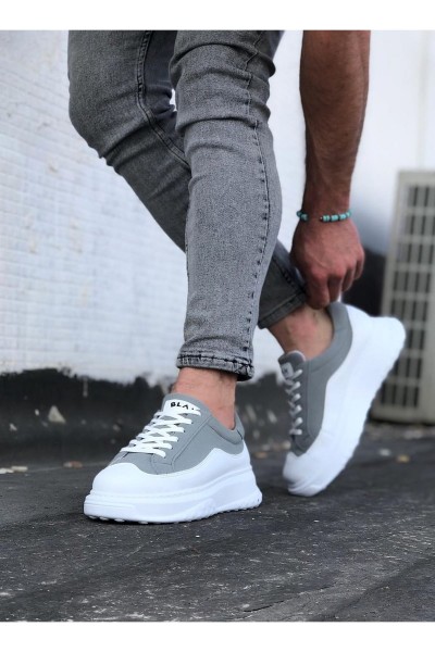 Wagoon WG507 Beyaz Gri Erkek Ayakkabı Wagoon WG507 Beyaz Gri Erkek Ayakkabı