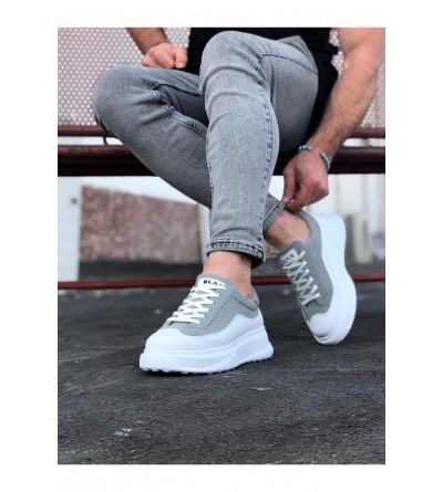 Wagoon WG507 Beyaz Gri Erkek Ayakkabı Wagoon WG507 Beyaz Gri Erkek Ayakkabı