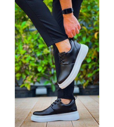KB-X3 Kuback Siyah Cilt Bağcıklı Günlük Erkek Ayakkabı KB-X3 Kuback Siyah Cilt Bağcıklı Günlük Erkek Ayakkabı