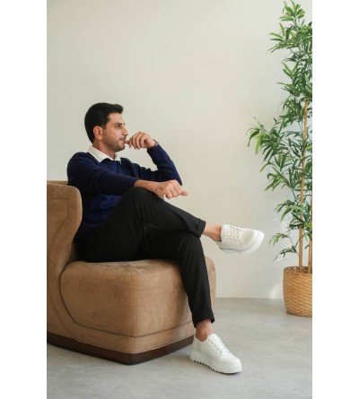 KB-X516 Kuback Beyaz Cilt Günlük Erkek Ayakkabı KB-X516 Kuback Beyaz Cilt Günlük Erkek Ayakkabı