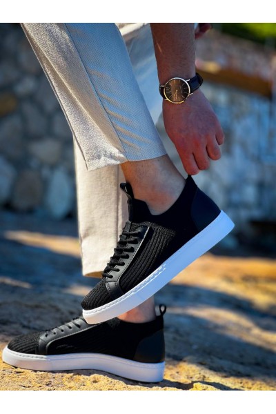 KB-112 Kuback Siyah Triko Bağcıklı Günlük Erkek Ayakkabı KB-112 Kuback Siyah Triko Bağcıklı Günlük Erkek Ayakkabı