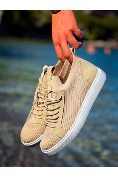 KB-112 Kuback Bej Triko Bağcıklı Günlük Erkek Ayakkabı KB-112 Kuback Bej Triko Bağcıklı Günlük Erkek Ayakkabı