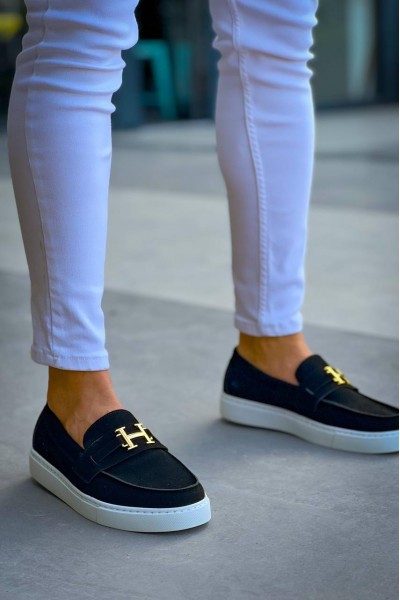 KB-027 Kuback Bağcıksız Siyah Süet H Günlük Erkek Ayakkabı KB-027 Kuback Bağcıksız Siyah Süet H Günlük Erkek Ayakkabı